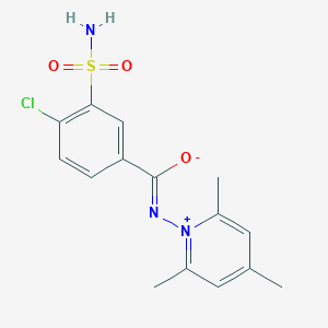 molecular formula C15H16ClN3O3S B107301 Besulpamide CAS No. 90992-25-9