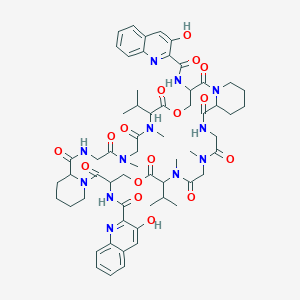 molecular formula C60H76N12O16 B010731 桑德拉霉素 CAS No. 100940-65-6