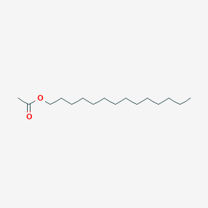 molecular formula C16H32O2 B107315 Tetradecyl acetate CAS No. 638-59-5