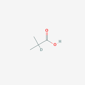 molecular formula C4H8O2 B107332 2-Methylpropionic-2-D1 acid CAS No. 19136-93-7