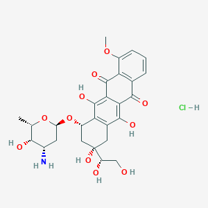 molecular formula C27H32ClNO11 B107339 Doxorubicinol hydrochloride CAS No. 63950-05-0
