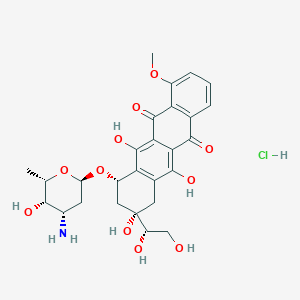 molecular formula C27-H31-N-O11.Cl-H B107339 Doxorubicinol hydrochloride CAS No. 63950-05-0