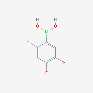 molecular formula C6H4BF3O2 B107341 2,4,5-Trifluorophenylboronic acid CAS No. 247564-72-3
