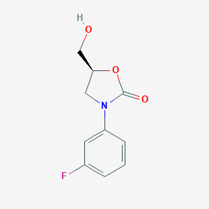 (S)-3-(3-Fluorophenyl)-5-(hydroxymethyl)oxazolidin-2-one