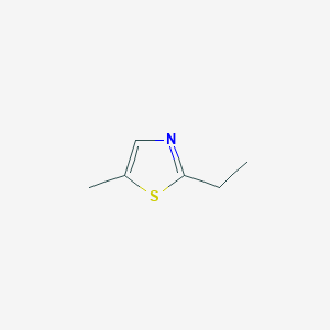molecular formula C6H9NS B010736 2-Ethyl-5-methylthiazole CAS No. 19961-53-6