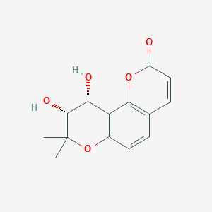 molecular formula C14H14O5 B107364 Khellactone CAS No. 24144-61-4