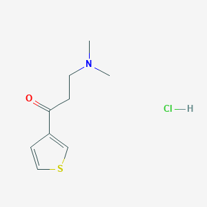 molecular formula C9H14ClNOS B107368 3-(Dimethylamino)-1-(3-thienyl)-1-propanone Hydrochloride CAS No. 14994-02-6