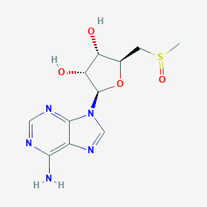 molecular formula C11H15N5O4S B107369 Methylthioadenosine sulfoxide CAS No. 3387-65-3