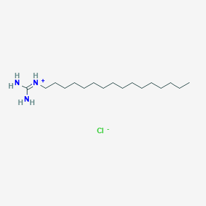 molecular formula C17H38ClN3 B107370 Hexadecylguanidine monohydrochloride CAS No. 19196-09-9