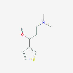 molecular formula C9H15NOS B107371 3-(Dimethylamino)-1-(thiophen-3-yl)propan-1-ol CAS No. 116817-84-6