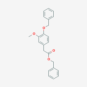 molecular formula C23H22O4 B107373 Benzyl 4-benzyloxy-3-methoxyphenylacetate CAS No. 65340-85-4