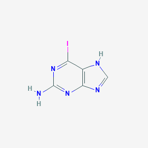molecular formula C5H4IN5 B107381 2-氨基-6-碘嘌呤 CAS No. 19690-23-4