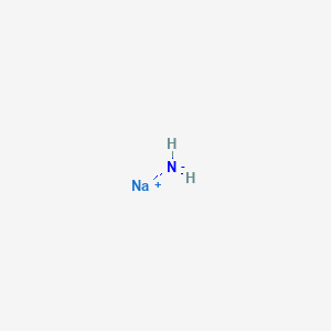 molecular formula NaNH2<br>H2NNa B107406 Sodium amide CAS No. 7782-92-5