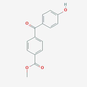 molecular formula C15H12O4 B107408 Methyl 4-(4-hydroxybenzoyl)benzoate CAS No. 159694-58-3