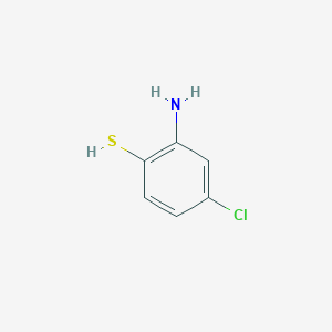 molecular formula C6H6ClNS B107409 2-氨基-4-氯苯硫醇 CAS No. 1004-00-8