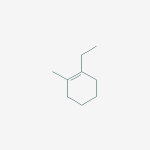 molecular formula C9H16 B010741 Cyclohexene, 1-ethyl-2-methyl- CAS No. 19780-54-2