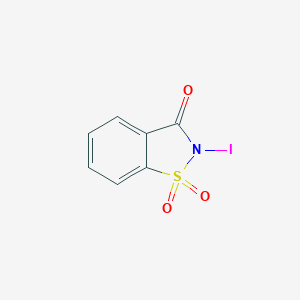 molecular formula C7H4INO3S B107423 N-碘代糖精 CAS No. 86340-94-5