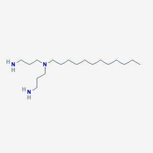 molecular formula C18H41N3 B107428 N-(3-Aminopropyl)-N-dodecylpropane-1,3-diamine CAS No. 2372-82-9