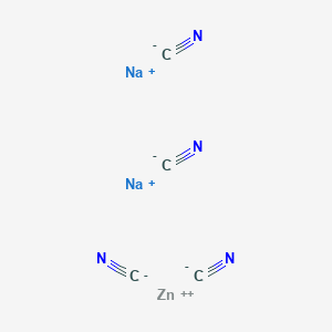 molecular formula C4N4Na2Zn B107429 Disodium tetracyanozincate CAS No. 15333-24-1