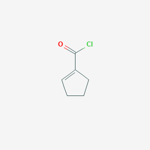 molecular formula C6H7ClO B107437 Cyclopentenecarbonyl chloride CAS No. 59253-90-6