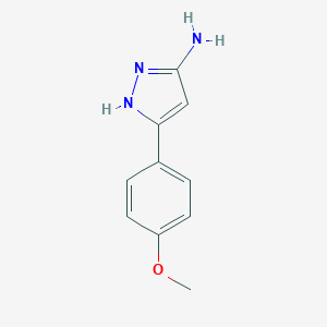 molecular formula C10H11N3O B107448 3-(4-甲氧基苯基)-1H-吡唑-5-胺 CAS No. 19541-95-8