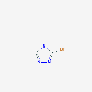 molecular formula C3H4BrN3 B107452 3-bromo-4-methyl-4H-1,2,4-triazole CAS No. 16681-73-5