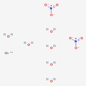 molecular formula H12MnN2O12 B107454 六水合硝酸锰 CAS No. 17141-63-8