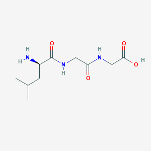 molecular formula C10H19N3O4 B107458 D-亮氨酰甘氨酰甘氨酸 CAS No. 18625-22-4