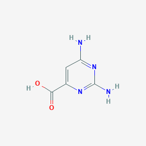 molecular formula C5H6N4O2 B107464 2,6-Diaminopyrimidine-4-carboxylic acid CAS No. 16490-14-5