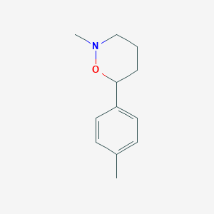 molecular formula C12H17NO B107475 2-Methyl-6-(4-methylphenyl)-1,2-oxazinane CAS No. 15769-90-1