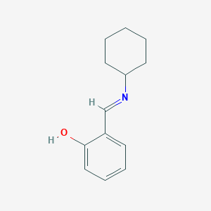 molecular formula C13H17NO B107483 6-[(环己基氨基)亚甲基]环己-2,4-二烯-1-酮 CAS No. 19028-72-9