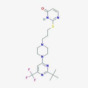molecular formula C20H27F3N6OS B107489 A-437203 CAS No. 220519-06-2