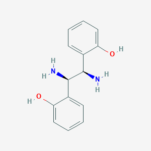 molecular formula C14H16N2O2 B107491 (1R,2R)-1,2-Bis(2-hydroxyphenyl)ethylenediamine CAS No. 870991-70-1