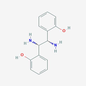 molecular formula C14H16N2O2 B107496 (1S,2S)-1,2-Bis(2-hydroxyphenyl)ethylenediamine CAS No. 870991-68-7