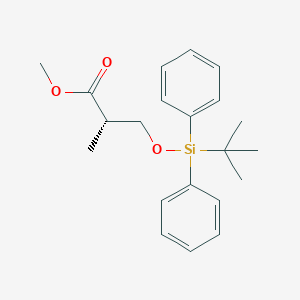 molecular formula C21H28O3Si B107511 methyl(S)-3-(t-butyldiphenylsilyloxy)-2-methylpropionate CAS No. 95514-03-7