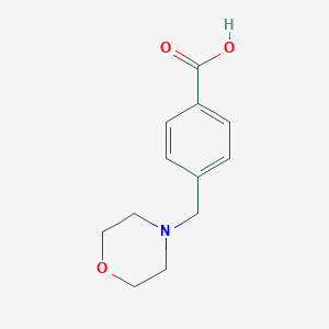 molecular formula C12H15NO3 B107514 4-(Morpholinomethyl)benzoic acid CAS No. 62642-62-0
