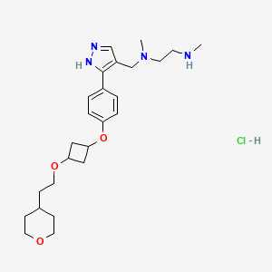 molecular formula C25H39ClN4O3 B10752254 EPZ020411 hydrochloride 