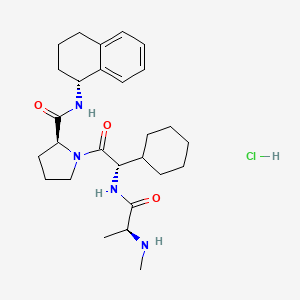 molecular formula C27H41ClN4O3 B10752281 A 410099.1 