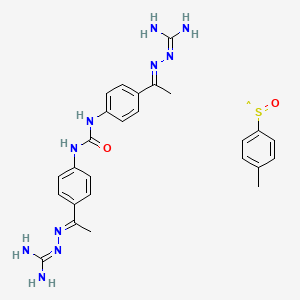 molecular formula C26H31N10O2S B10752373 CID 137699609 