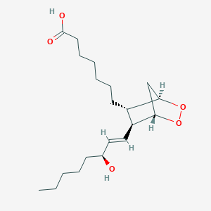 molecular formula C20H34O5 B10752479 7-[(1S,4R,5S,6S)-6-[(1E,3S)-3-hydroxyoct-1-en-1-yl]-2,3-dioxabicyclo[2.2.1]heptan-5-yl]heptanoic acid 