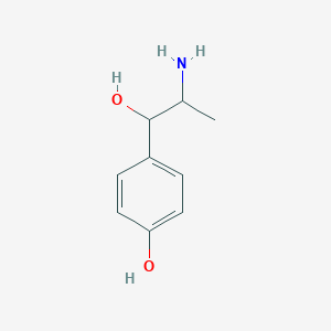 molecular formula C9H13NO2 B107525 p-HYDROXYNOREPHEDRINE CAS No. 552-85-2