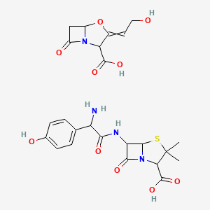 molecular formula C24H28N4O10S B10752994 Amoxicillin clavulanate 