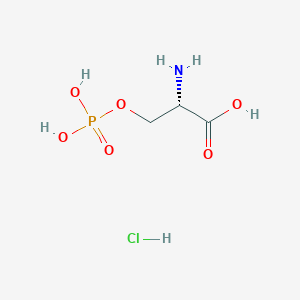 molecular formula C3H9ClNO6P B10753139 Dexfosfoserine hydrochloride 