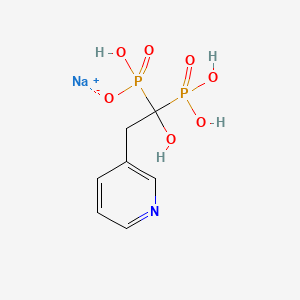 molecular formula C7H10NNaO7P2 B10753166 Risedronate Sodium CAS No. 122458-82-6