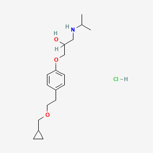 molecular formula C18H30ClNO3 B10753231 Betaxolol Hydrochloride CAS No. 72424-72-7