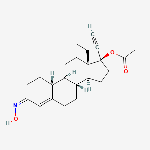 molecular formula C23H31NO3 B10753245 syn-Norgestimate CAS No. 107382-51-4