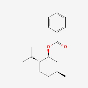 molecular formula C17H24O2 B10753273 [1S-(1alpha,2beta,5alpha)]-2-(isopropyl)-5-methylcyclohexyl benzoate CAS No. 58641-29-5