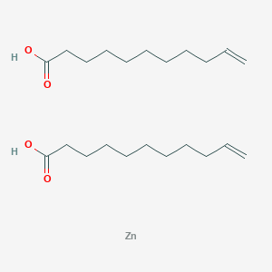 molecular formula C22H40O4Zn B10753314 Bis(desenex) ZINC 