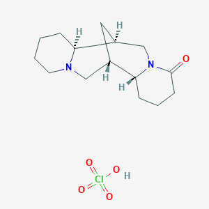 molecular formula C15H25ClN2O5 B10753344 (+)-Lupanine Perchlorate 