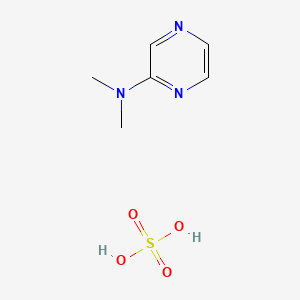 molecular formula C6H11N3O4S B10753379 Ampyzine sulfate CAS No. 7082-29-3
